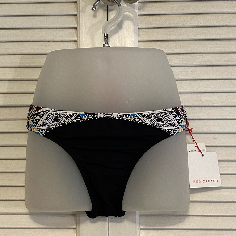 Red Carter Sun Goddess Bikini Bathing Suit Bottoms